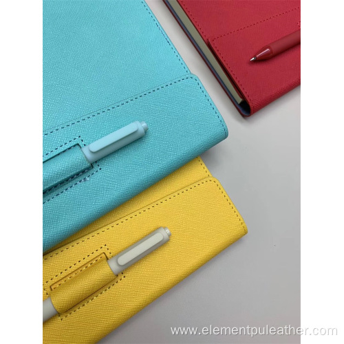 diary notebook Pu leather packaging cover material